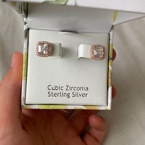 Cubic Zirconia Sterling Silver earrings